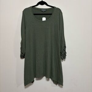 Women’s Context Deep Green Tunic Shirt